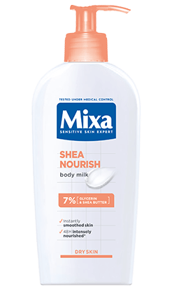 Mixa Shea Nourish testápoló tej nagyon száraz bőrre