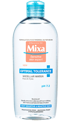 Mixa Optimal Tolerance micellás víz érzékeny és reaktív bőrre