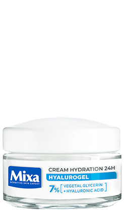 Mixa Sensitive Skin Expert Hyalurogel könnyű hidratáló gél-krém