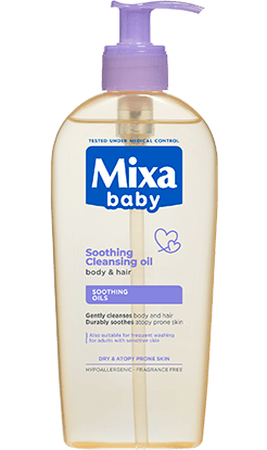 Mixa Baby nyugtató, tisztító olaj a bőrre és a hajra